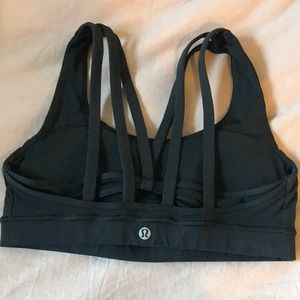 Lululemon Black Energy Sports Bra size 6